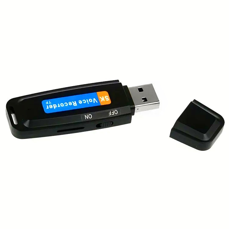 SK001 Enregistreur vocal USB portable rechargeable en forme de clé USB, sans mémoire, sans mémoire