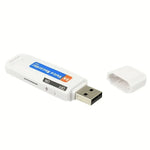 SK001 Enregistreur vocal USB portable rechargeable en forme de clé USB, sans mémoire, sans mémoire