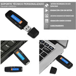 SK001 Enregistreur vocal USB portable rechargeable en forme de clé USB, sans mémoire, sans mémoire
