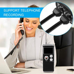 Stylo d'enregistrement vocal HD SK012 8 Go avec réduction intelligente du bruit, noir 8 Go