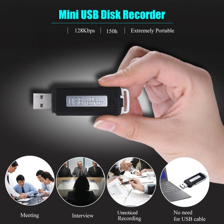 Enregistreur vocal portable USB SK868 16 Go rechargeable, 16 Go