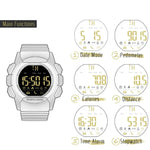 NORTH EDGE Montre intelligente multifonction Bluetooth AK avec rétroéclairage LED, supporte rappel d'appel entrant, chronomètre intelligent, rappel d'informations, AK