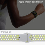 Pour Apple Watch Series 10 42mm / 9&8&7 41mm / SE 3&SE 2&6&SE&5&4 40mm / 3&2&1 38mm Bracelet Sport Classique en Silicone Tendance (Gris Blanc), WA1230A, WA1230B, WA1230BG, WA1230BH, WA1230BL, WA1230BM, WA1230BR, WA1230BY, WA1230C, WA1230D, WA1230DW    ...