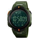 SKMEI 1301 Montre intelligente sportive Bluetooth multifonction étanche 50m, compatible avec Android & iOS