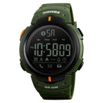 SKMEI 1301 Montre intelligente sportive Bluetooth multifonction étanche 50m, compatible avec Android & iOS