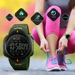 SKMEI 1301 Montre intelligente sportive Bluetooth multifonction étanche 50m, compatible avec Android & iOS