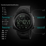 SKMEI 1301 Montre intelligente sportive Bluetooth multifonction étanche 50m, compatible avec Android & iOS