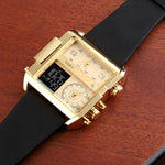 Montre numérique multifonctionnelle pour homme SKMEI 1391, étanche 30m, montre-bracelet à cadran carré avec bracelet en cuir