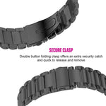 Bracelet de montre en acier inoxydable pour Samsung Gear S3 22 mm