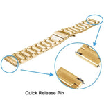 Bracelet de montre en acier inoxydable pour Samsung Gear S3 22 mm