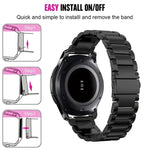 Bracelet de montre en acier inoxydable pour Samsung Gear S3 22 mm