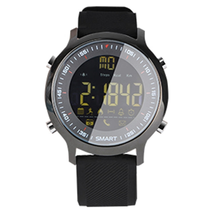 Montre connectée sport EX18 FSTN, écran panoramique lumineux, bracelet en TPU haute résistance, podomètre, calories brûlées, date, Bluetooth 4.0, notification d'appel, alerte batterie faible