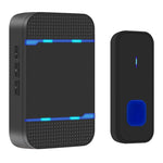 Récepteur de sonnette WiFi sans fil N15K-1T1-B 110 dB étanche IP55 à faible consommation d'énergie avec veilleuse, 53 options musicales, distance de réception : 300 m, N15K-1T1-B Blanc, N15K-1T1-B Noir