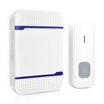 Récepteur de sonnette WiFi sans fil N15K-1T1-B 110 dB étanche IP55 à faible consommation d'énergie avec veilleuse, 53 options musicales, distance de réception : 300 m, N15K-1T1-B Blanc, N15K-1T1-B Noir
