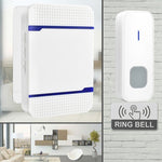 Récepteur de sonnette WiFi sans fil N15K-1T1-B 110 dB étanche IP55 à faible consommation d'énergie avec veilleuse, 53 options musicales, distance de réception : 300 m, N15K-1T1-B Blanc, N15K-1T1-B Noir