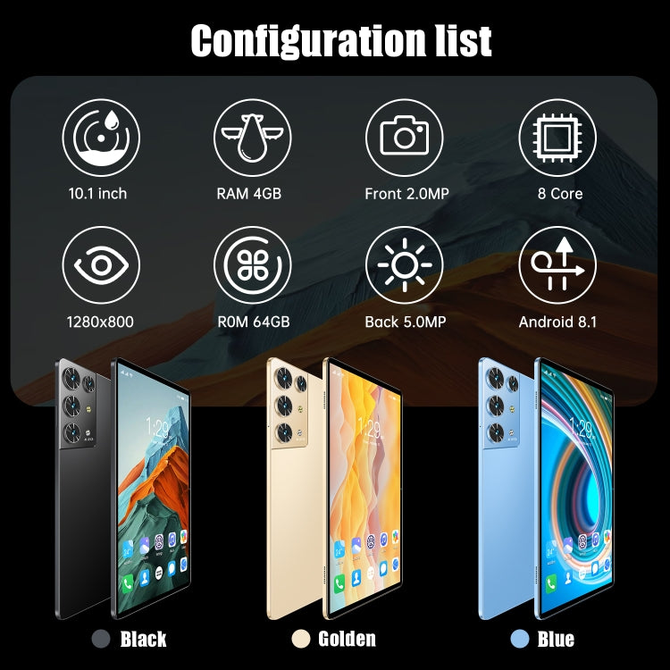 Android 8.1 MTK6755 Octa-core 2.0GHz, support double SIM / WiFi / Bluetooth / GPS, S30 Pro 4GB+64GB