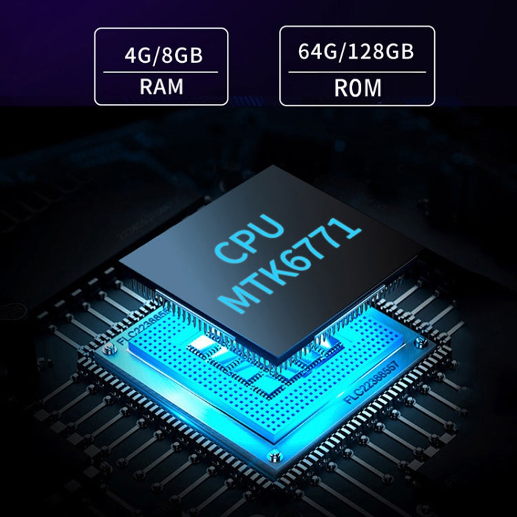Étanchéité IP68 antichoc et antipoussière, Android 10.0 MT6771 Octa Core, prend en charge GPS/WiFi/BT/NFC, prise britannique, 8 pouces 4 Go+64 Go