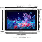 Windows 10, Intel Celeron J3455 Quad Core, supporte carte TF & HDMI & BT & double WiFi, clavier non inclus, N4000 4 cœurs 8 Go+128 Go