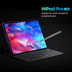 Sans clavier, Android 11, Qualcomm Snapdragon 662 Octa Core jusqu'à 2,0 GHz, support double SIM et Bluetooth et WiFi et carte TF (noir + bleu), HiPad Pro 8 Go + 128 Go
