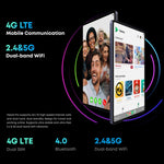 Sans clavier, Android 11, Qualcomm Snapdragon 662 Octa Core jusqu'à 2,0 GHz, support double SIM et Bluetooth et WiFi et carte TF (noir + bleu), HiPad Pro 8 Go + 128 Go