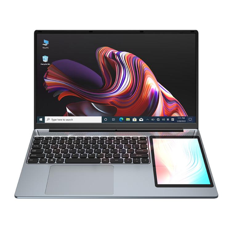 Ordinateur portable UNIWA ULAP Q15ZR, 8GB+512GB, double écran 15,6 pouces et 7 pouces Windows 11 Intel Alder Lake N100 Octa Core, prise AU, 8GB+512GB