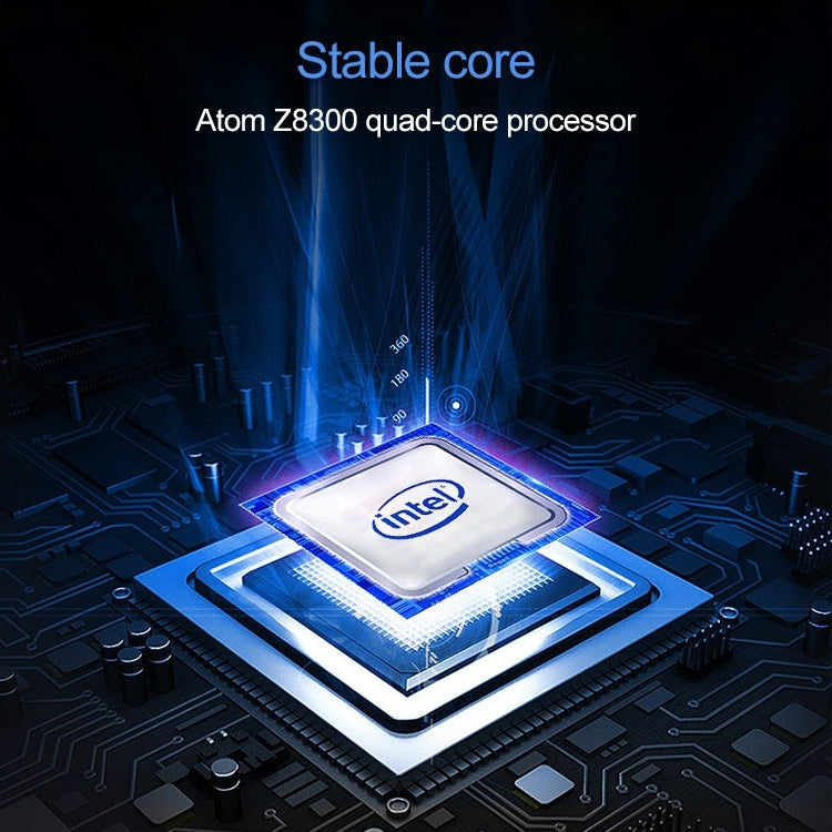 Windows 10, Intel Atom Z8300 Quad Core, Prise en charge des cartes TF, HDMI, Bluetooth et Wi-Fi, 4 Go + 64 Go / Z8300 2.5D