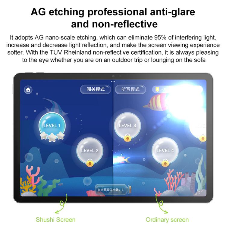 Tablette Lenovo Xiaoxin Pad 11 pouces écran Paperlike, WiFi, 8 Go+128 Go, Android 15, MediaTek Dimensity 6300 Octa Core, prise US, écran à lumière douce 8 Go+128 Go
