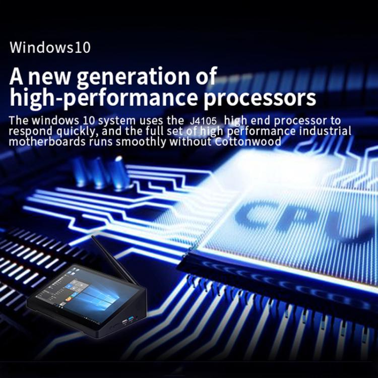PiPo X9S Mini PC tout-en-un, 9,0 pouces, 4GB+64GB, Windows 10 Intel Celeron J4105 Quad Core, Prise US, 4GB+64GB