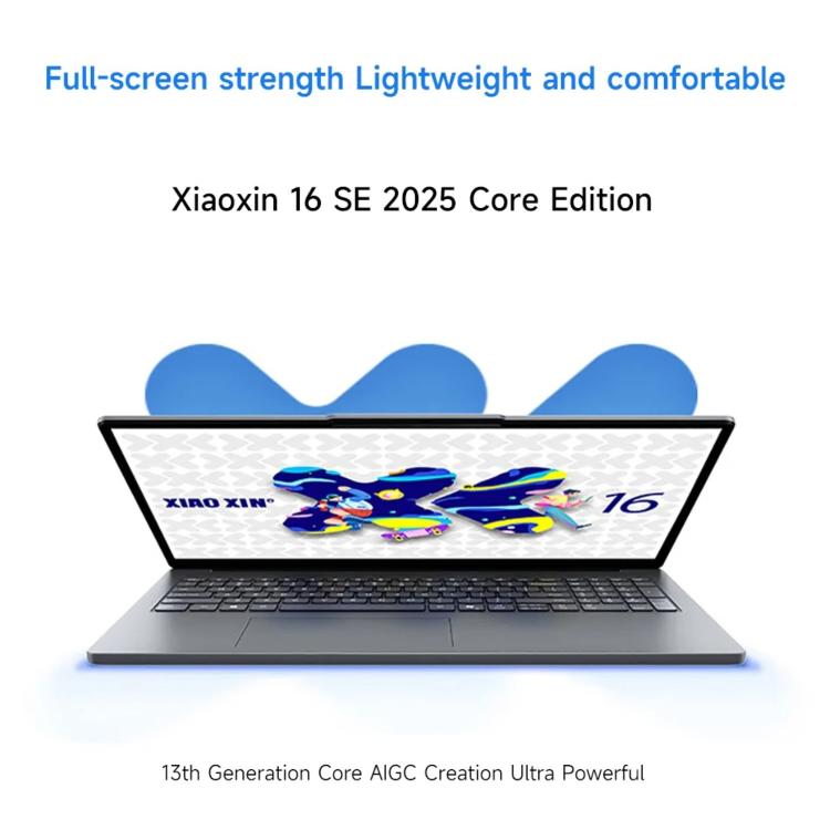 Ordinateur portable Lenovo XiaoXin 16 SE 2025, 16 pouces, 16GB+512GB, Windows 11, Intel Core i5-13420H 8 cœurs, prise US, XiaoXin 16 SE 2025