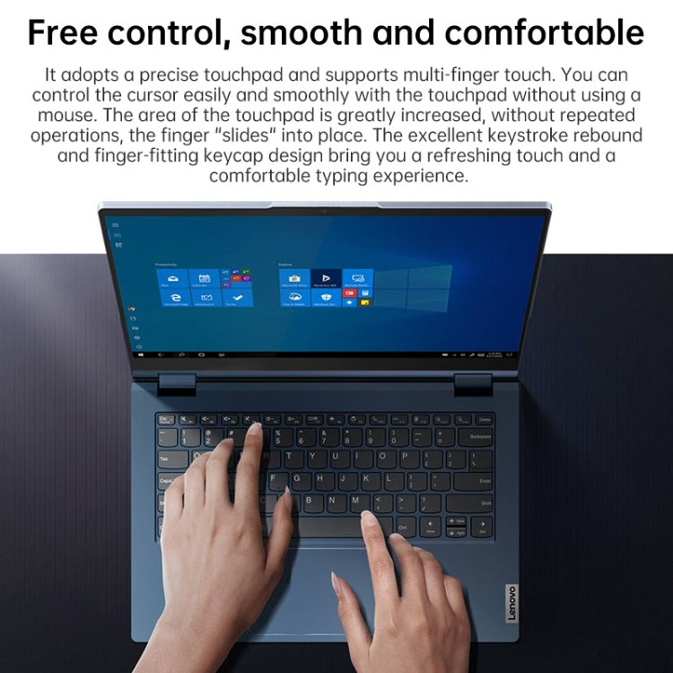 Windows 10 Professionnel, Intel Core i5-1135G7 Quad Core jusqu’à 4,2 GHz, support WiFi 6, Bluetooth et HDMI, prise US (bleu), Yoga 1JCD Core i5