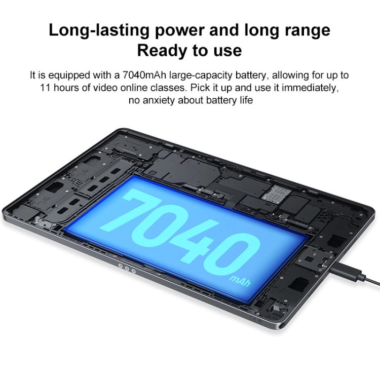 Tablette Lenovo Xiaoxin Pad 11 pouces 2025 5G, 8 Go+256 Go, Android 15, MediaTek Dimensity 6300 Octa Core, prise US, 8 Go+256 Go 5G