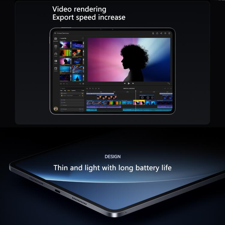Xiaomi Pad 8 Pro 11,2 pouces, 16 Go+512 Go, HyperOS 3 Qualcomm Snapdragon 8 Elite Octa Core, 16 Go+512 Go