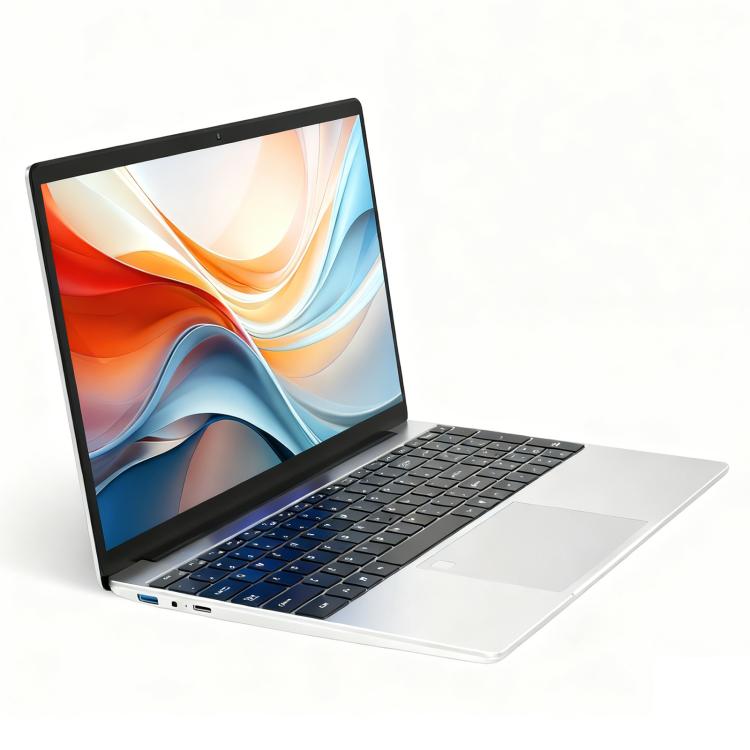 Ordinateur portable GXMO T152J 15,6 pouces, sans mémoire, Windows 11 Pro Intel Celeron N5100 Quad Core, prise en charge du déverrouillage par empreinte digitale, prise US, sans mémoire, prise US