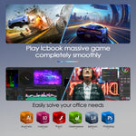 Ordinateur portable GXMO G156 15,6 pouces, 16GB+512GB, Windows 11 AMD Ryzen 7 5825U Octa Core, support déverrouillage par empreinte digitale, prise US, 32GB+1TB