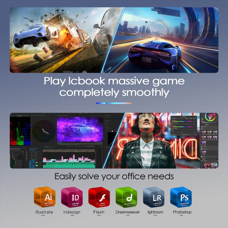 Ordinateur portable GXMO G156 15,6 pouces, 16GB+512GB, Windows 11 AMD Ryzen 7 5825U Octa Core, support déverrouillage par empreinte digitale, prise US, 32GB+1TB