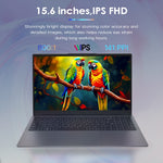 Ordinateur portable GXMO G156 15,6 pouces, 16GB+512GB, Windows 11 AMD Ryzen 7 5825U Octa Core, support déverrouillage par empreinte digitale, prise US, 32GB+1TB