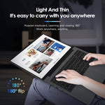 Ordinateur portable GXMO G156 15,6 pouces, 16GB+512GB, Windows 11 AMD Ryzen 7 5825U Octa Core, support déverrouillage par empreinte digitale, prise US, 32GB+1TB