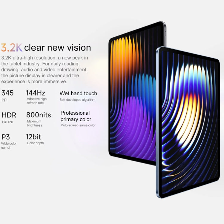 Xiaomi Pad 7 11,2 pouces, 8 Go+256 Go, HyperOS 2 Qualcomm Snapdragon 7+ Gen3 Octa Core, 8 Go+256 Go