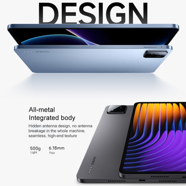 Xiaomi Pad 7 11,2 pouces, 8 Go+256 Go, HyperOS 2 Qualcomm Snapdragon 7+ Gen3 Octa Core, 8 Go+256 Go