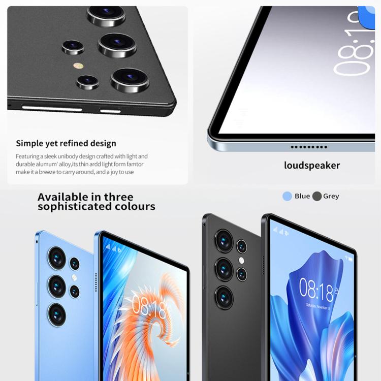 Tablette PC BDF H39 10,1 pouces 4G LTE, 4Go+64Go, Android 10 MTK6750 Octa Core, supporte double SIM, prise UK, 6Go+128Go, prise UK