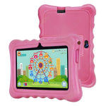 Tablette PC enfant WiFi BDF 7 pouces avec coque en silicone, 2 Go+32 Go, Android 8.1 MTK6735 Quad Core CPU, prise US, 4 Go+64 Go