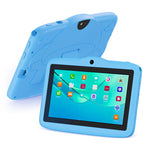 Tablette PC enfant WiFi BDF 7 pouces avec coque en silicone champignon, 1 Go+16 Go, Android 8.1 MTK6735 Quad Core CPU, prise US, 3 Go+32 Go