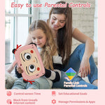 Tablette PC enfant WiFi BDF 7 pouces avec coque en silicone Nezha, 2 Go+32 Go, Android 8.1 MTK6735 Quad Core CPU, prise US, 4 Go+64 Go