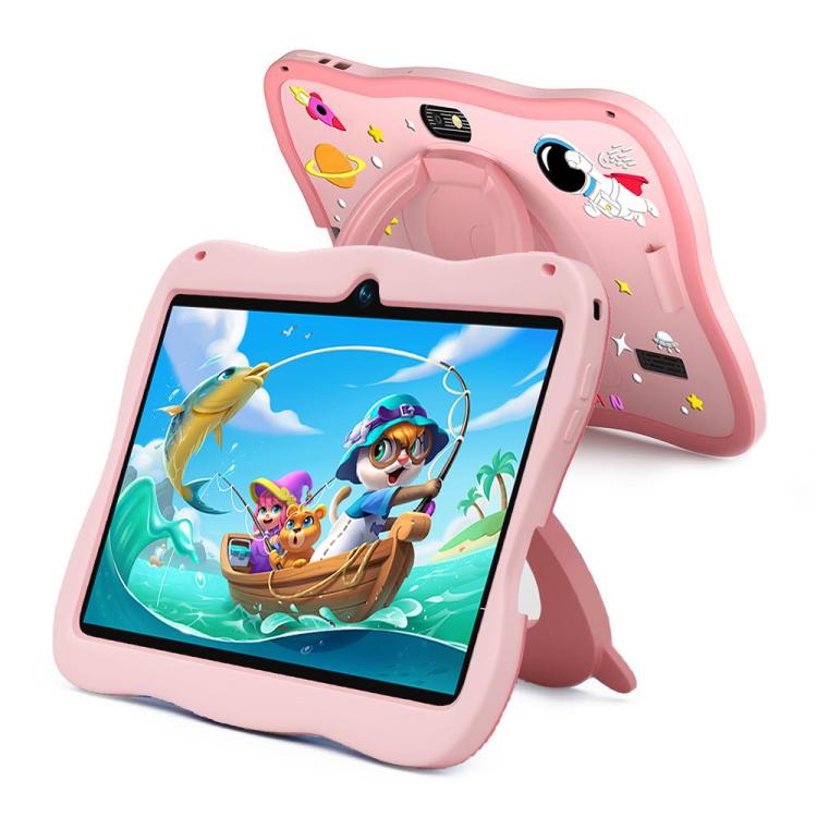Tablette PC enfant WiFi BDF 7 pouces avec coque en silicone cosmonaute, 2 Go+32 Go, Android 8.1 MTK6735 Quad Core CPU, prise US, 4 Go+64 Go
