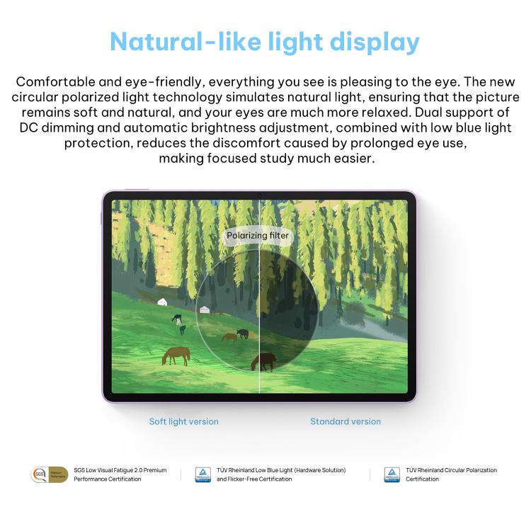 HUAWEI MatePad 11,5 pouces 2026 Édition lumière douce WiFi, 8Go+256Go, HarmonyOS 5.1 Hisilicon Kirin T82B, Ne supporte pas Google Play, WiFi 8Go+256Go lumière douce