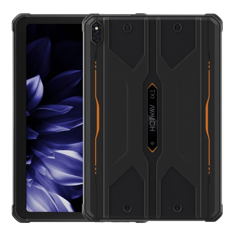 Tablette robuste HOTWAV Tab R8 IP68/IP69K, 4GB+128GB, 10,1 pouces Android 14 Unisoc T606 Octa Core Réseau 4G, Version mondiale avec Google Play, Prise EU, Tab R8