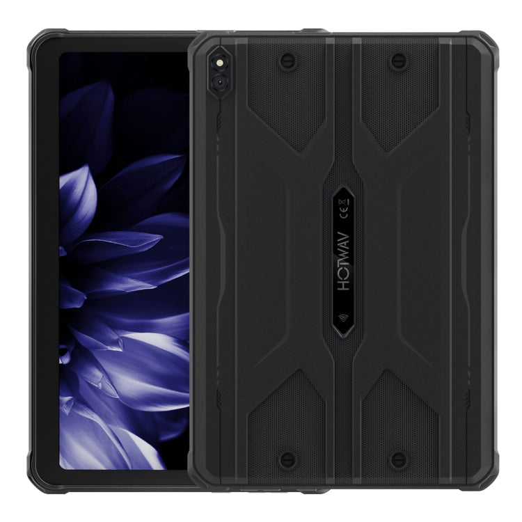 Tablette robuste HOTWAV Tab R8 IP68/IP69K, 4GB+128GB, 10,1 pouces Android 14 Unisoc T606 Octa Core Réseau 4G, Version mondiale avec Google Play, Prise EU, Tab R8