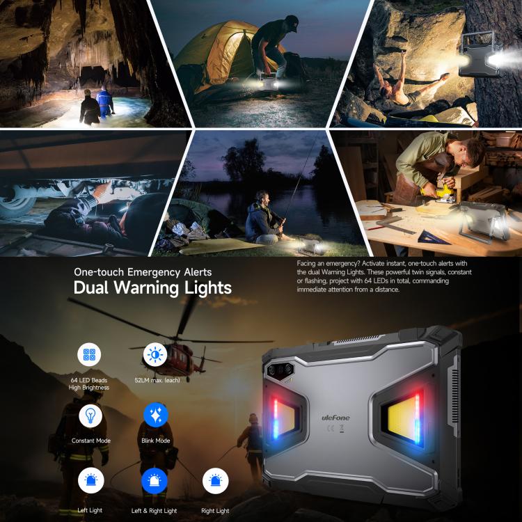 Tablette robuste Ulefone Armor Pad 5 Ultra, 12GB+512GB, 11 pouces Android 15 MediaTek Dimensity 7400X Octa Core Réseau 5G, Prise EU, Armor Pad 5 Ultra