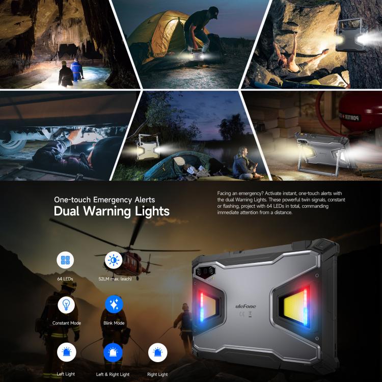 Tablette robuste Ulefone Armor Pad 5 Pro, 12GB+512GB, 11 pouces Android 15 MediaTek Dimensity 7400X Octa Core Réseau 5G, Prise EU, Armor Pad 5 Pro
