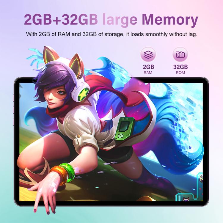 Tablette PC Pad 9 Ultra 10,1 pouces 3G avec appel téléphonique, 2GB+32GB, Android 10 MTK6737 Quad Core, prise US, prise US